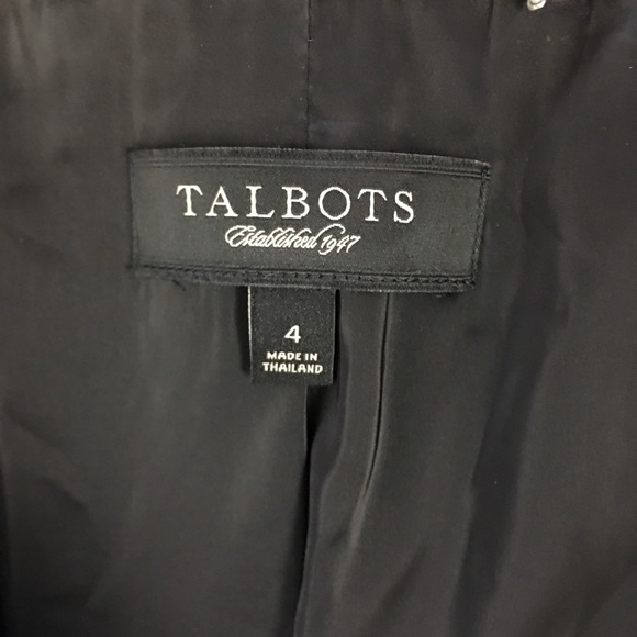 Talbots Window Pane Career Ponte Blazer - Picture 7 of 8